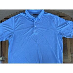 Pebble Beach Dry Luxe‎ Performance Athletic Short Sleeve Polo  Men XXL Blue